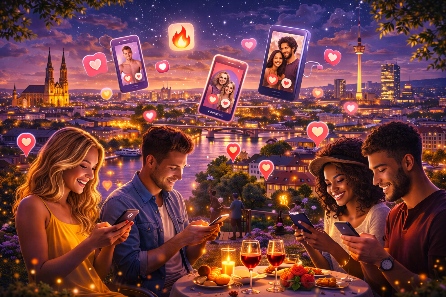 In welchen Städten nutzen Menschen Dating-Apps am häufigsten?