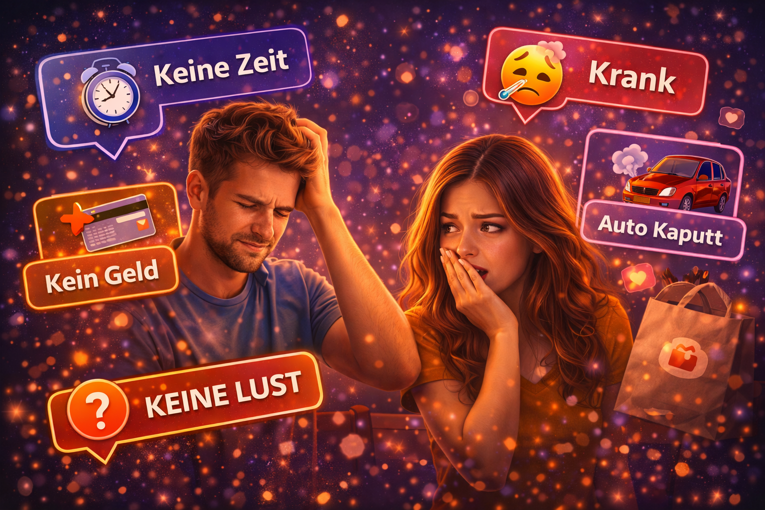 Was ist die größte Ausrede von Menschen, um etwas nicht zu tun?